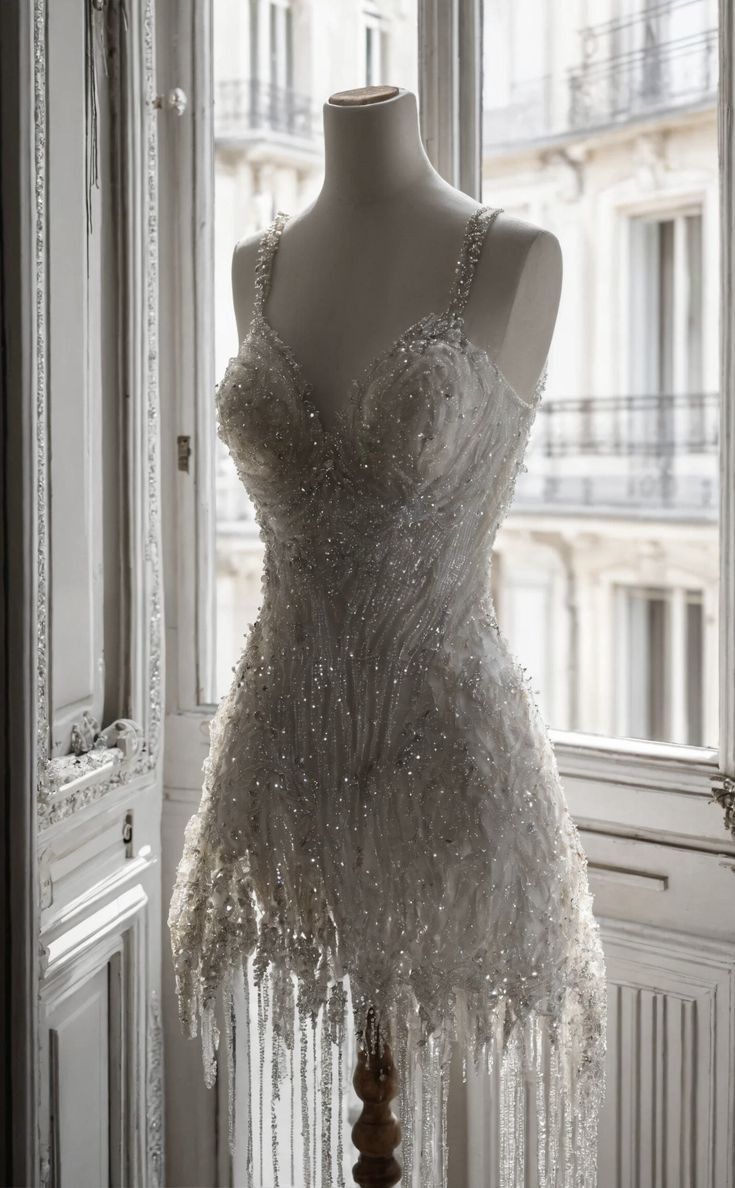 formaldressy-New White Luxury Sweet Short Beaded Homecoming Dress Birthday Party Dress gh5193
