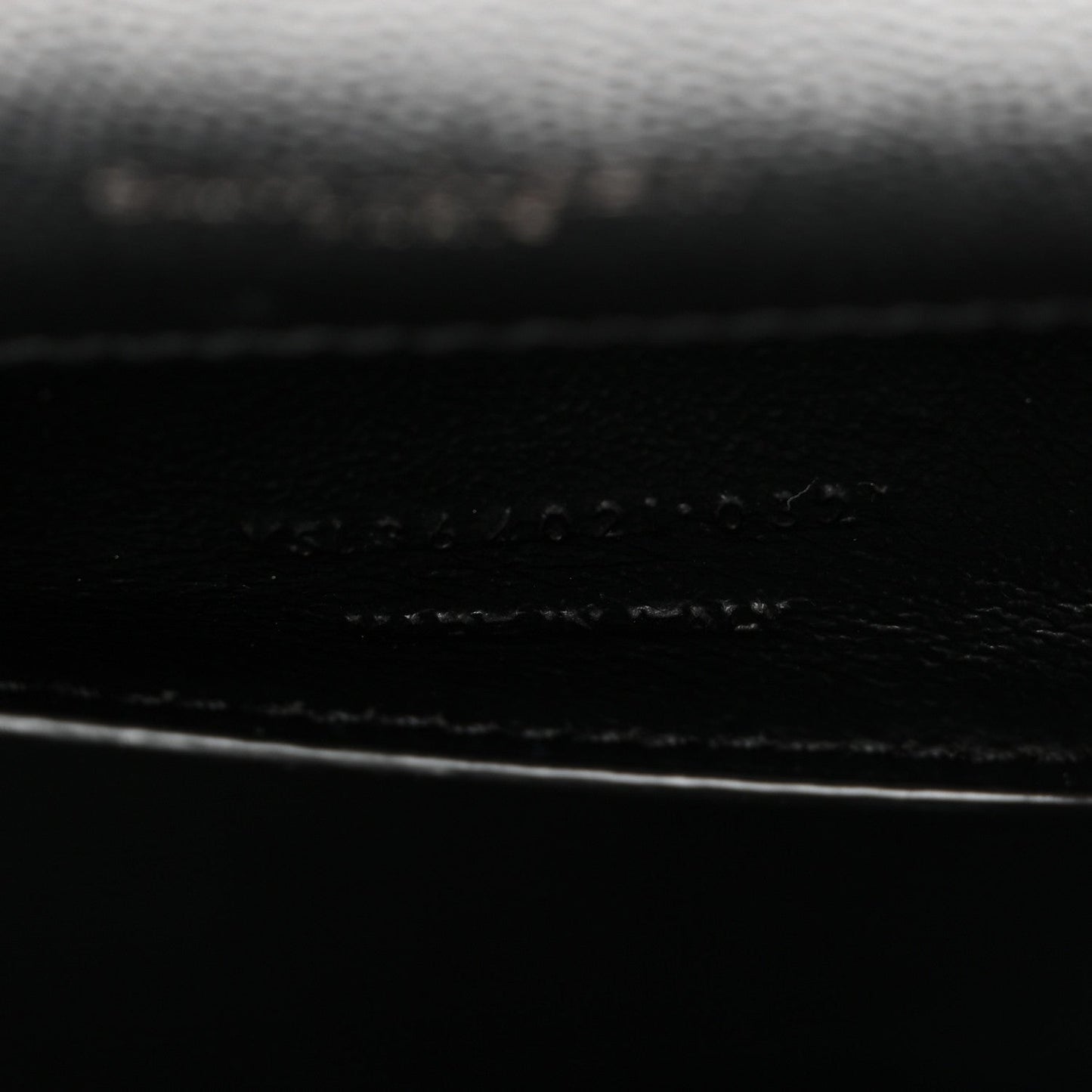Grain De Poudre Medium Classic Monogram Monochrome Kate Satchel Black