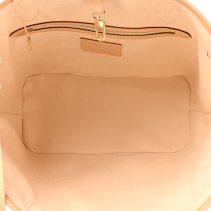 LV X TM Monogram Multicolor Neverfull MM White
