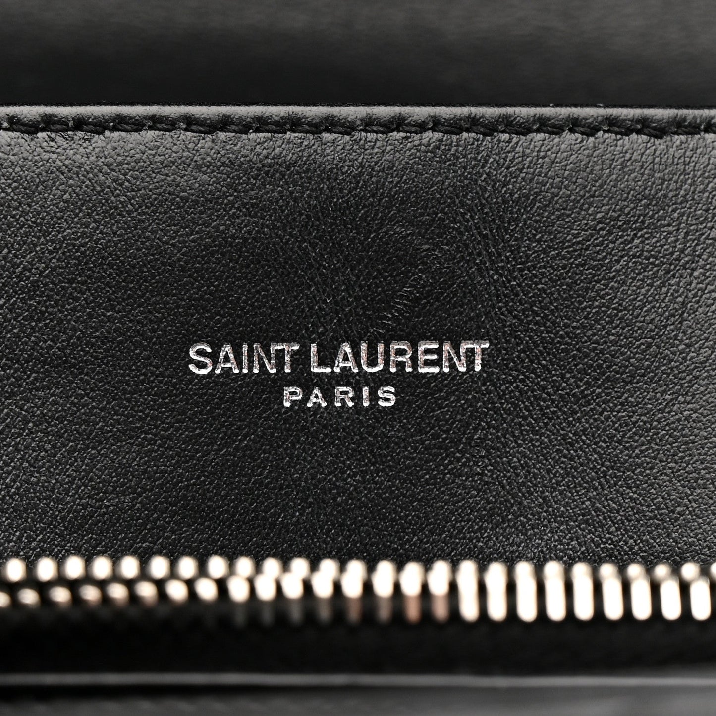 Calfskin Y Quilted Monogram Medium Loulou Chain Satchel Black