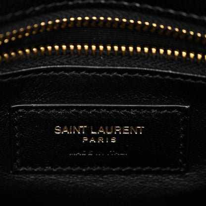 Grain De Poudre Monogram Cassandra Clasp Bag Black
