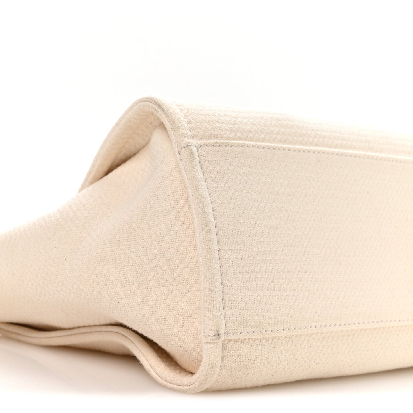 Mixed Fibers Small Deauville Tote White
