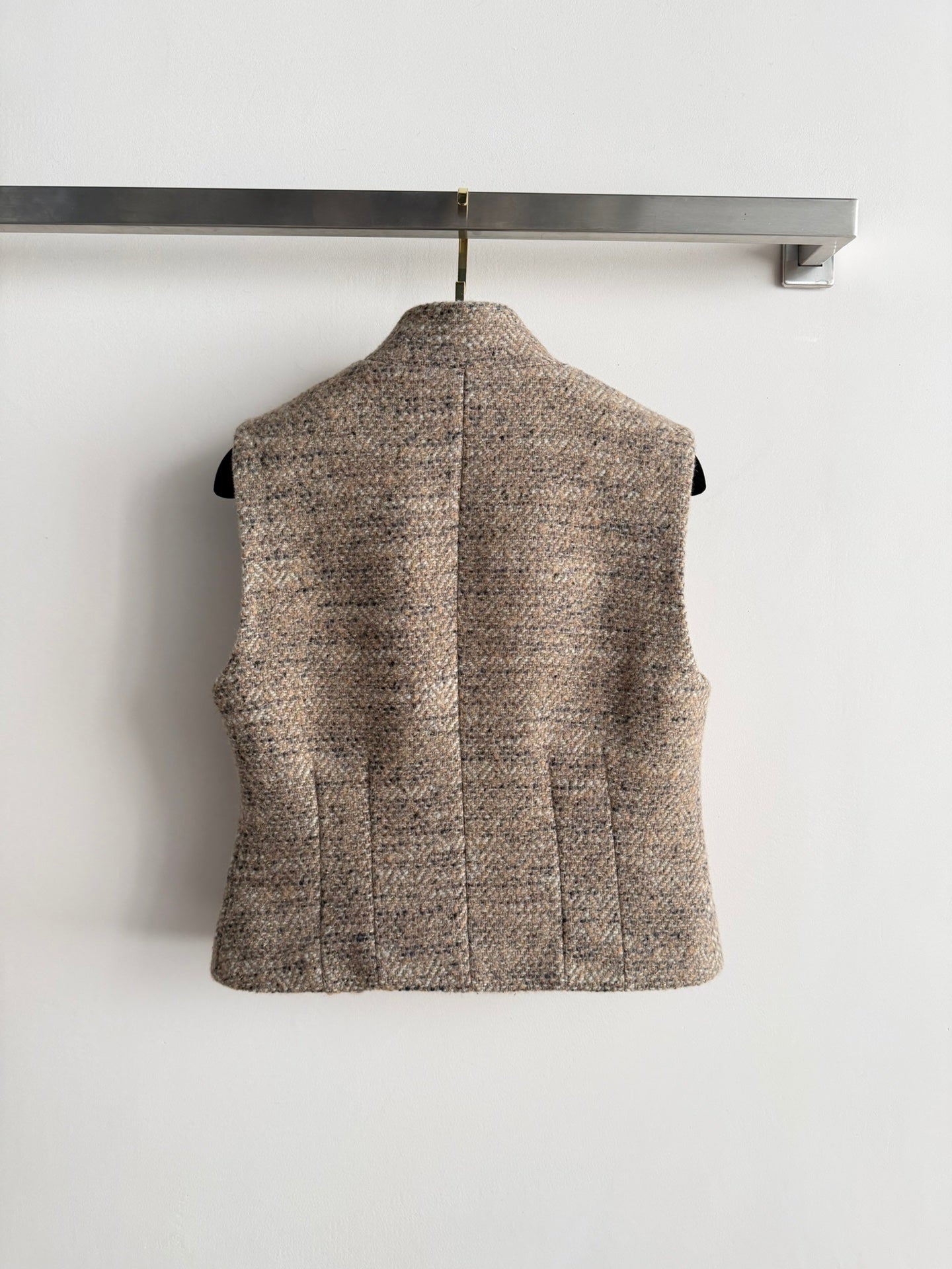 LP Vest Beige Taupe Tweed 352947