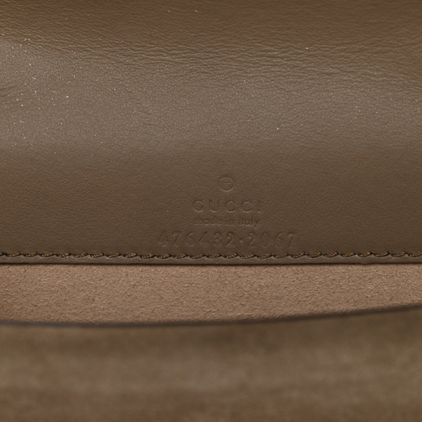 GG Supreme Monogram Super Mini Dionysus Shoulder Bag Taupe