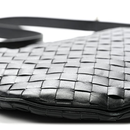 Calfskin Intrecciato Virgule Black
