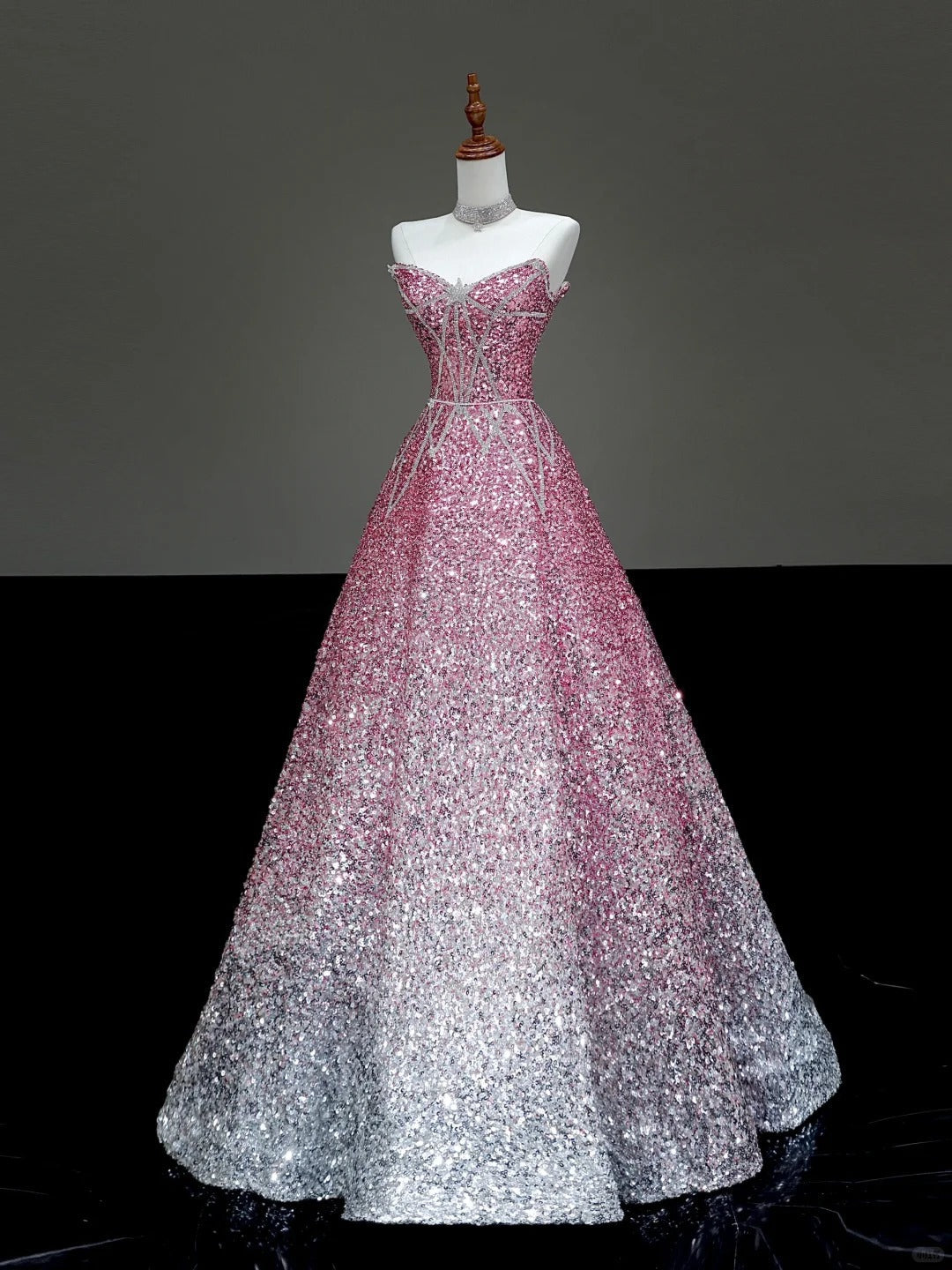 formaldressy -Pink shiny gorgeous long sequin prom dress evening dress party dress gh5118