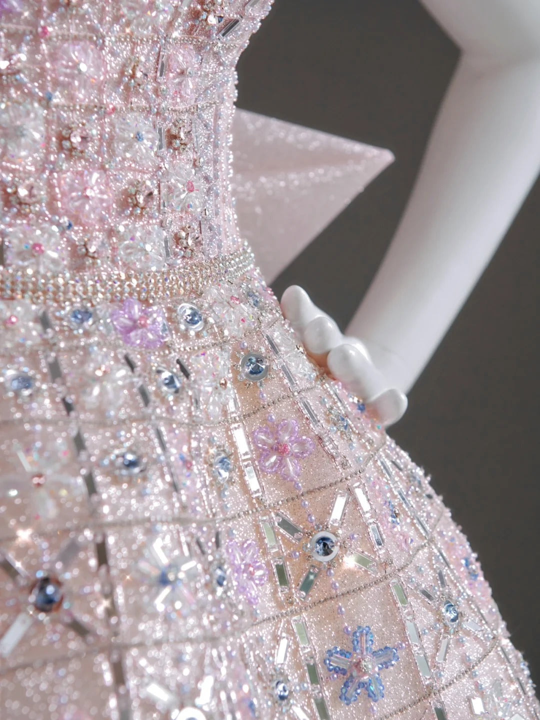 formaldressy-Pink Exquisite Beading Fashion Short Satin Homecoming Dress Birthday Party Dress gh5413