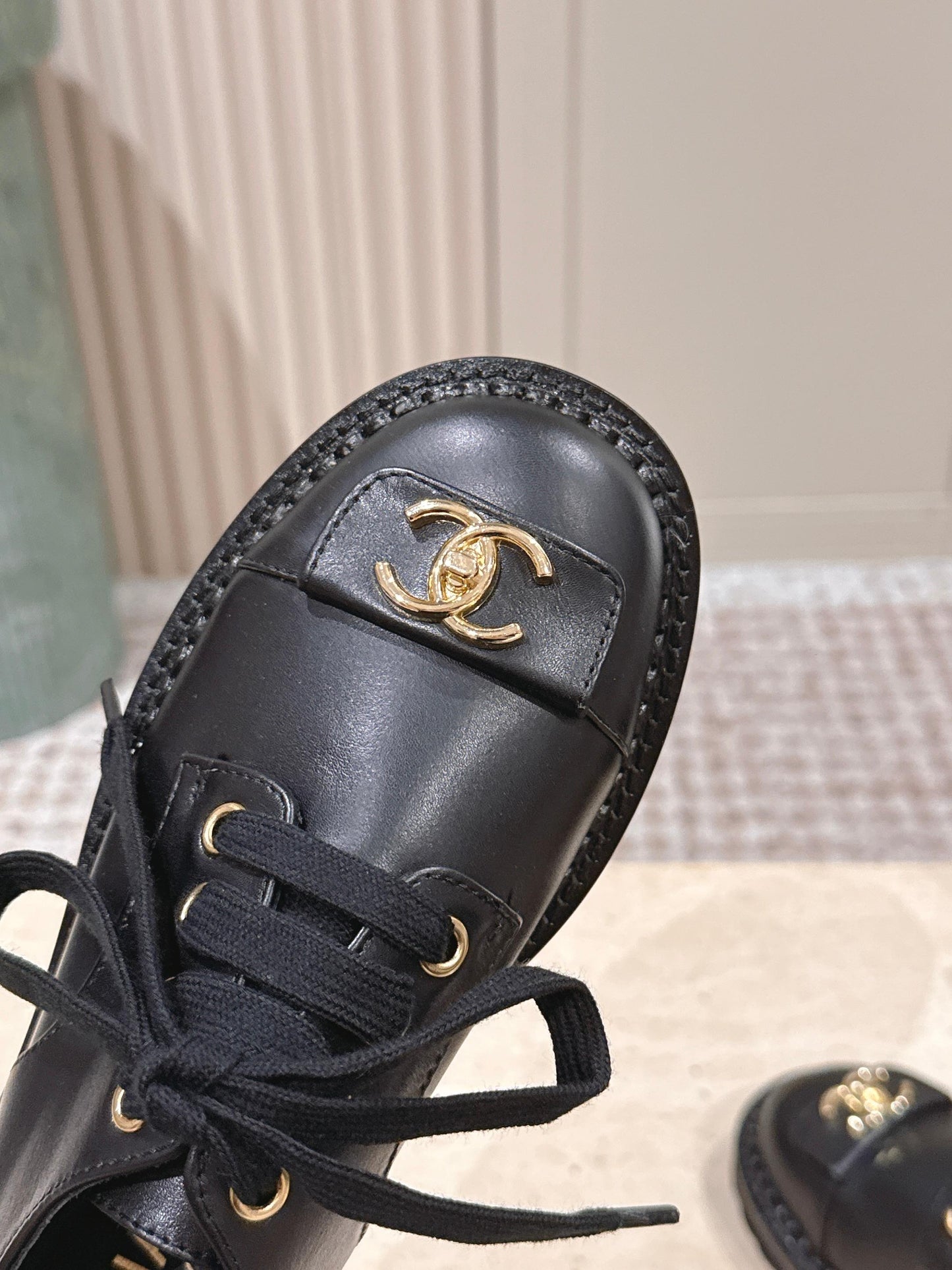 CC 26s Shoes 2cm Black Calfskin 583903