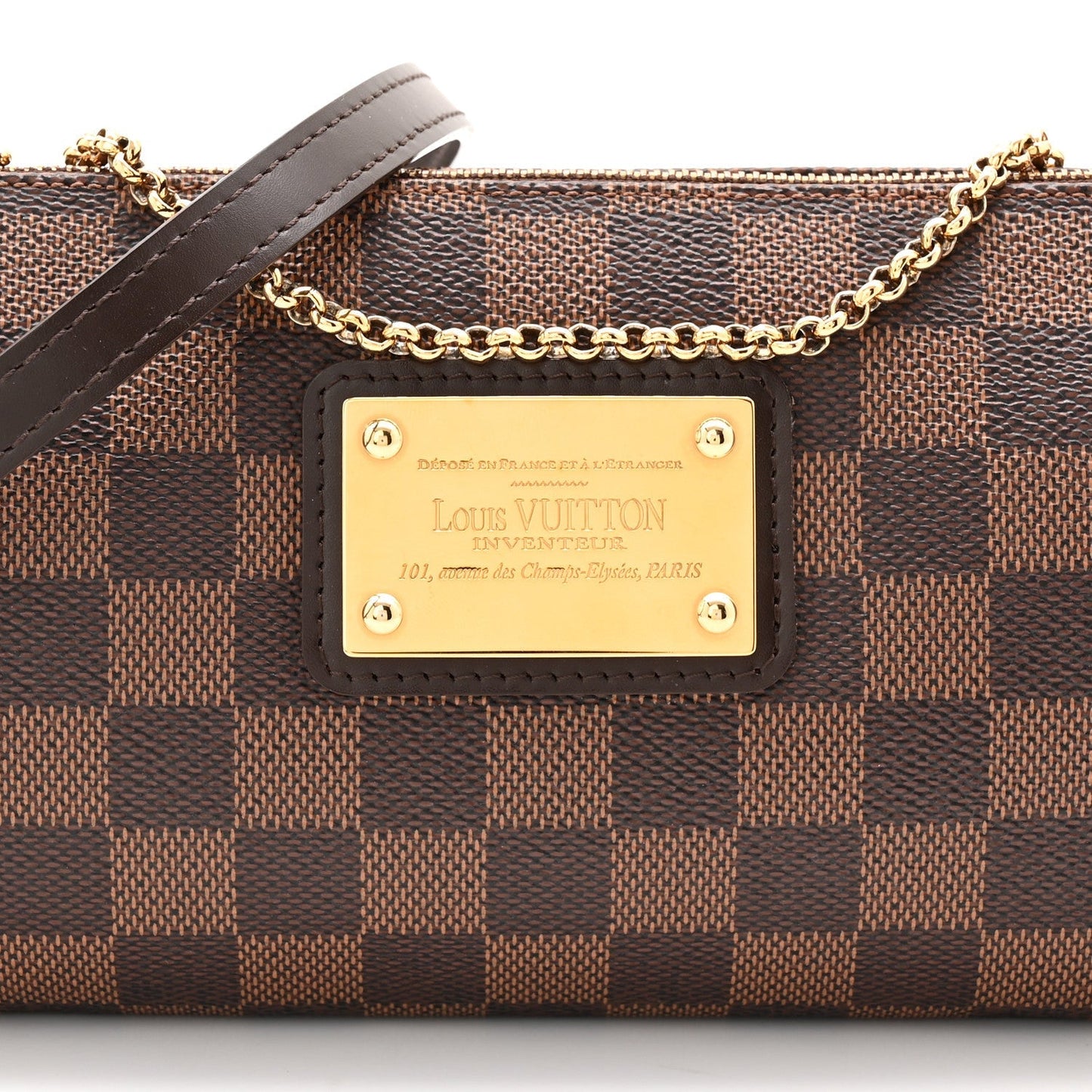 Damier Ebene Eva Clutch