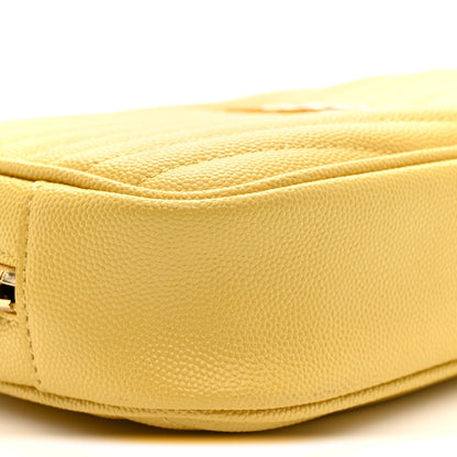Grain De Poudre Matelasse Monogram Mini Lou Camera Bag Sunflower