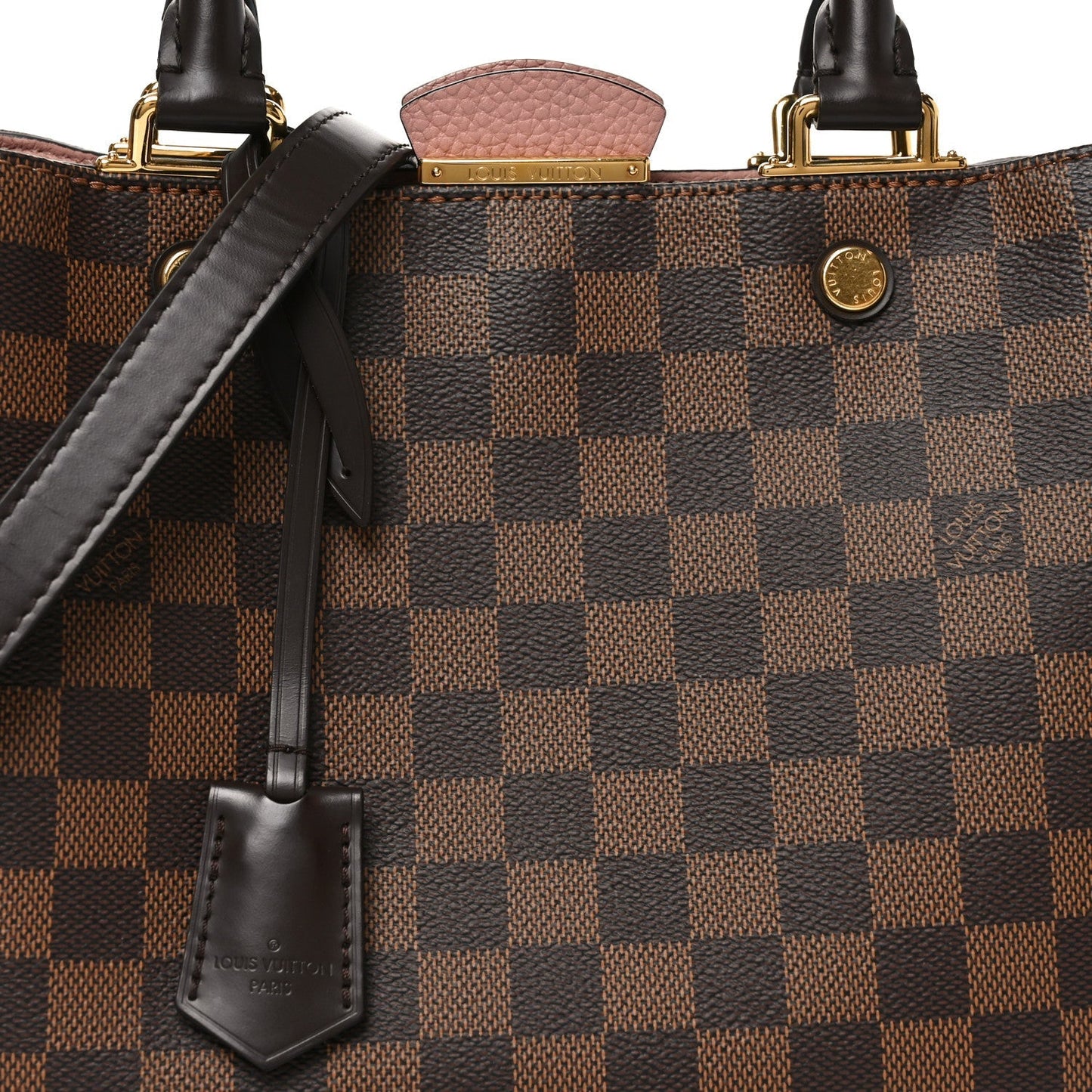 Damier Ebene Cuir Taurillon Brittany Magnolia