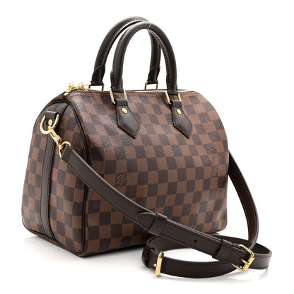 Damier Ebene Speedy Bandouliere 25