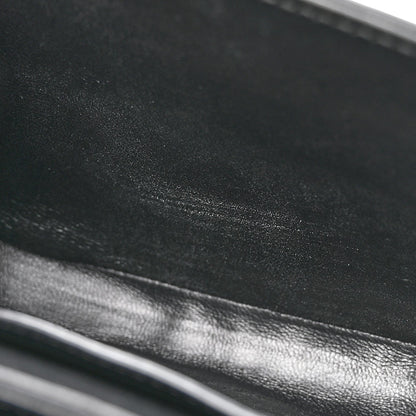 Smooth Calfskin Small Solferino Satchel Black