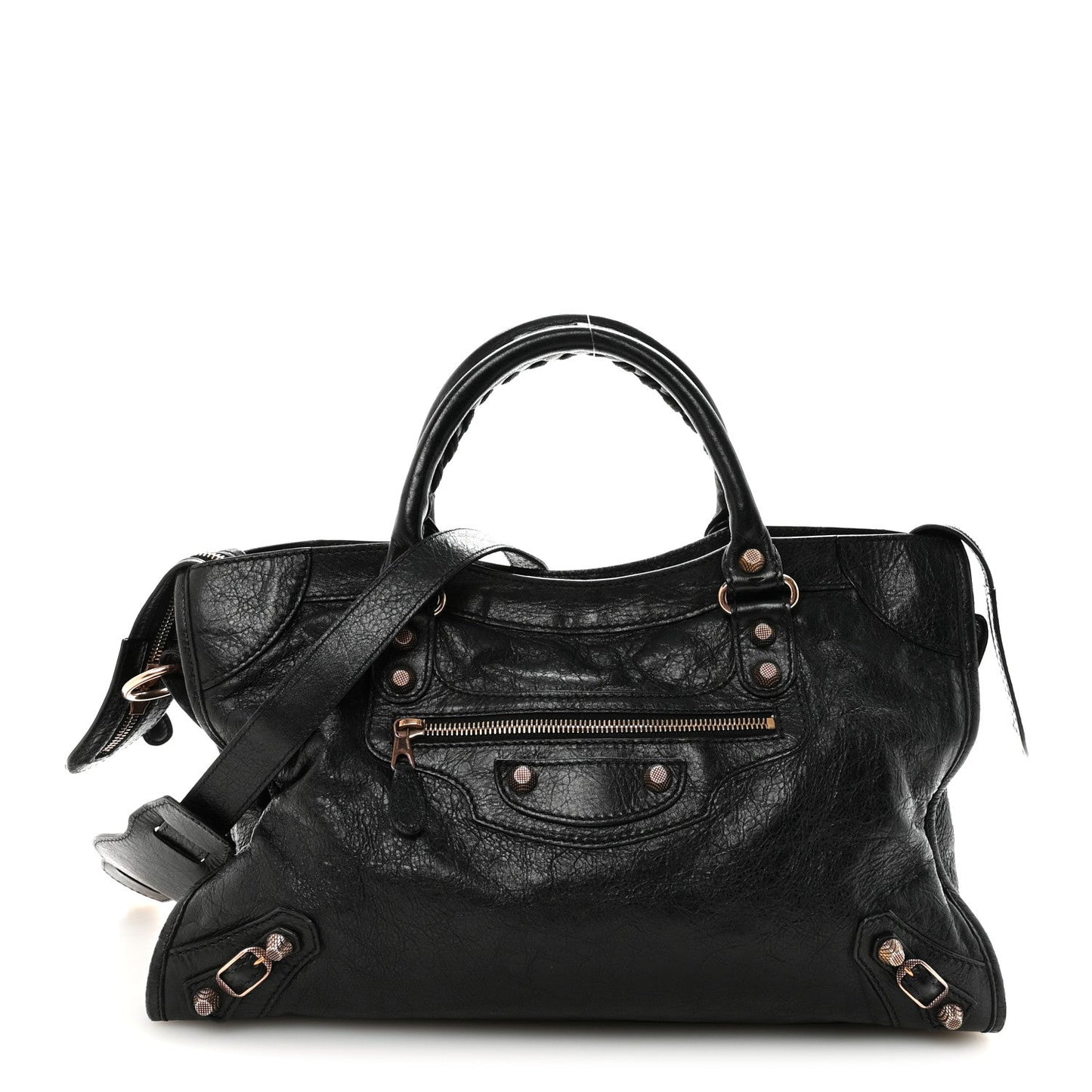 Agneau Giant 12 Gold Hardware City Black