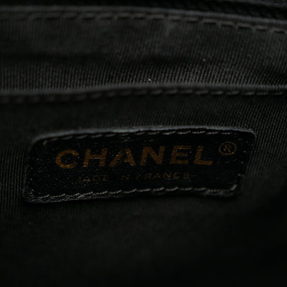 Calfskin Quilted Small Urban Spirit Backpack Black