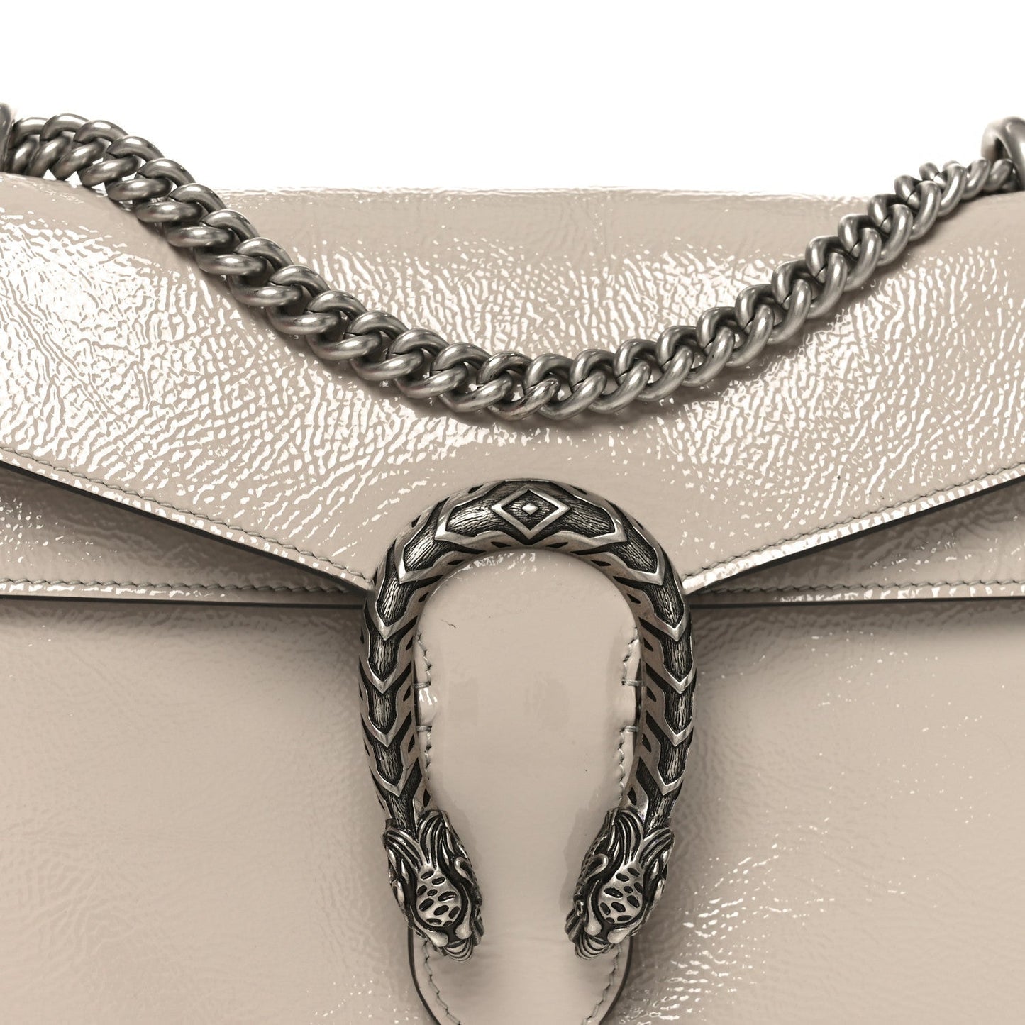 Crinkled Patent Small Dionysus Shoulder Bag Sphinx