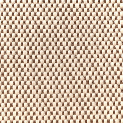Canvas Calfskin Large Beau Top Handle Bag Naturale Brandy