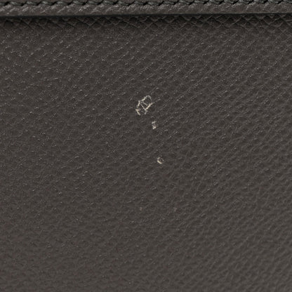 Grained Calfskin Mini Belt Bag Grey