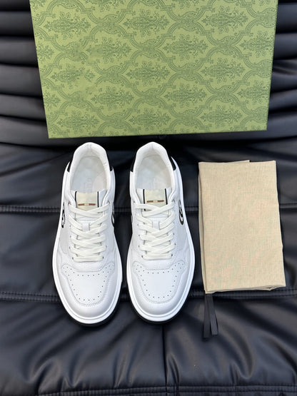 GG SNEAKERS WHITE LEATHER