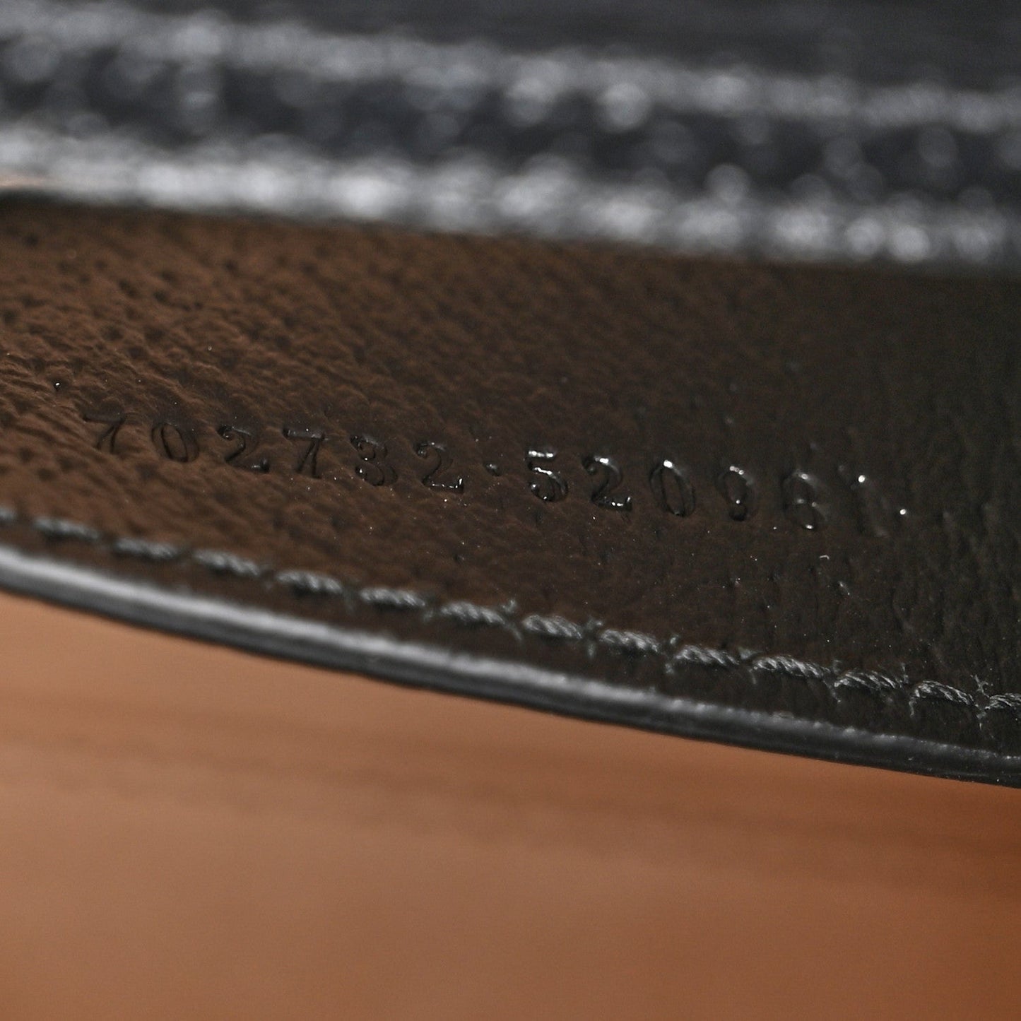 Textured Dollar Calfskin Web Mini Diana Tote Bag Black