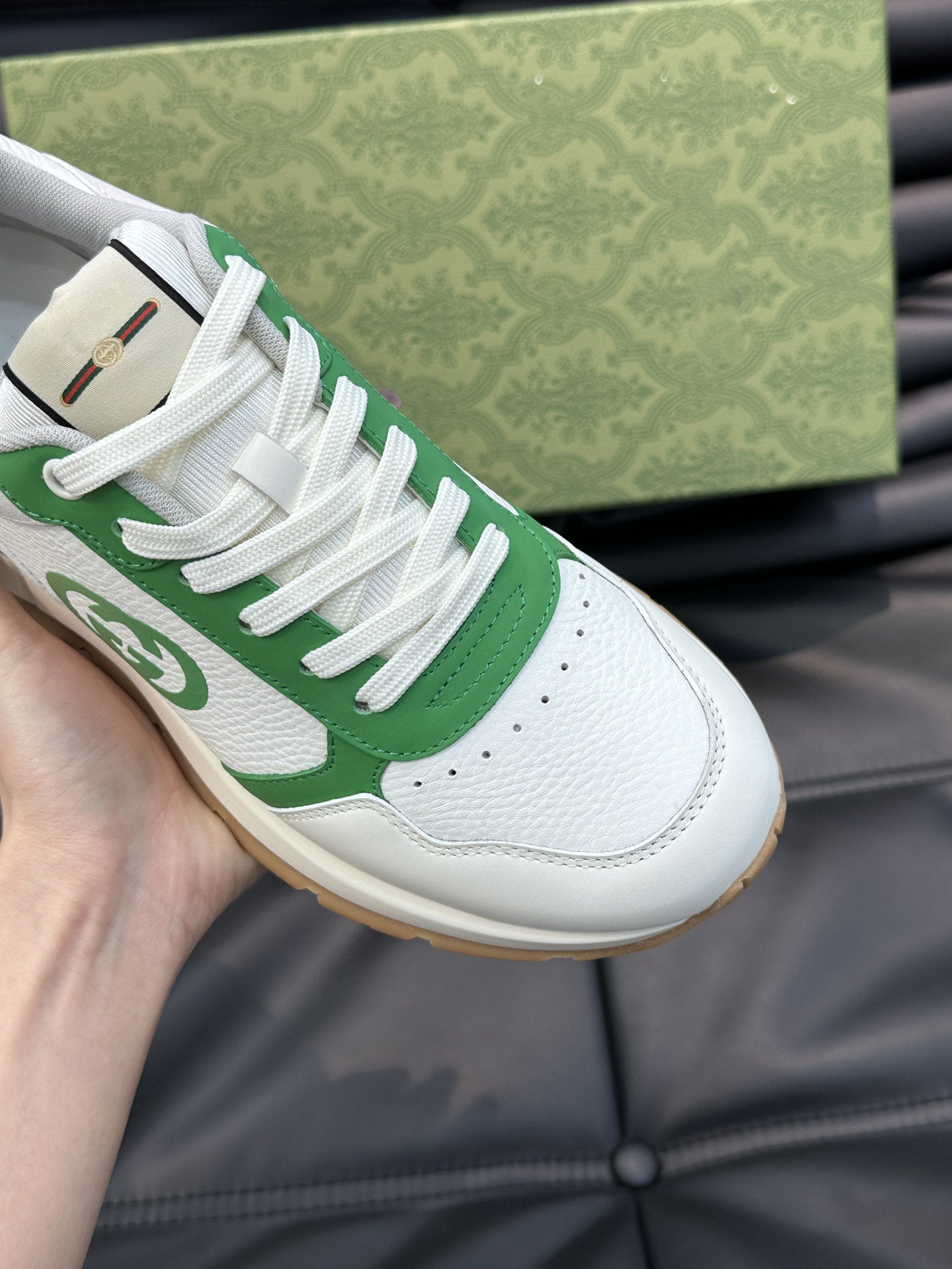 GG TRAINER GREEN WHITE
