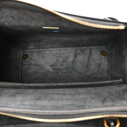 Grained Calfskin Mini Belt Bag Grey