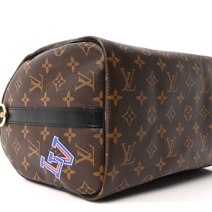 Monogram My World Tour Speedy Bandouliere 30 Black