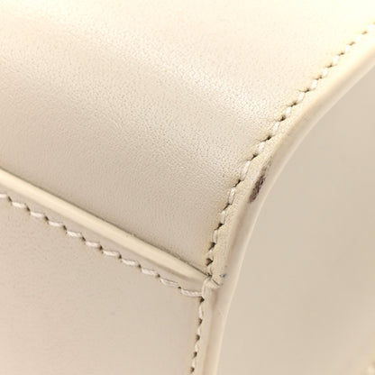 Smooth Calfskin Manhattan Shoulder Bag Crema Soft