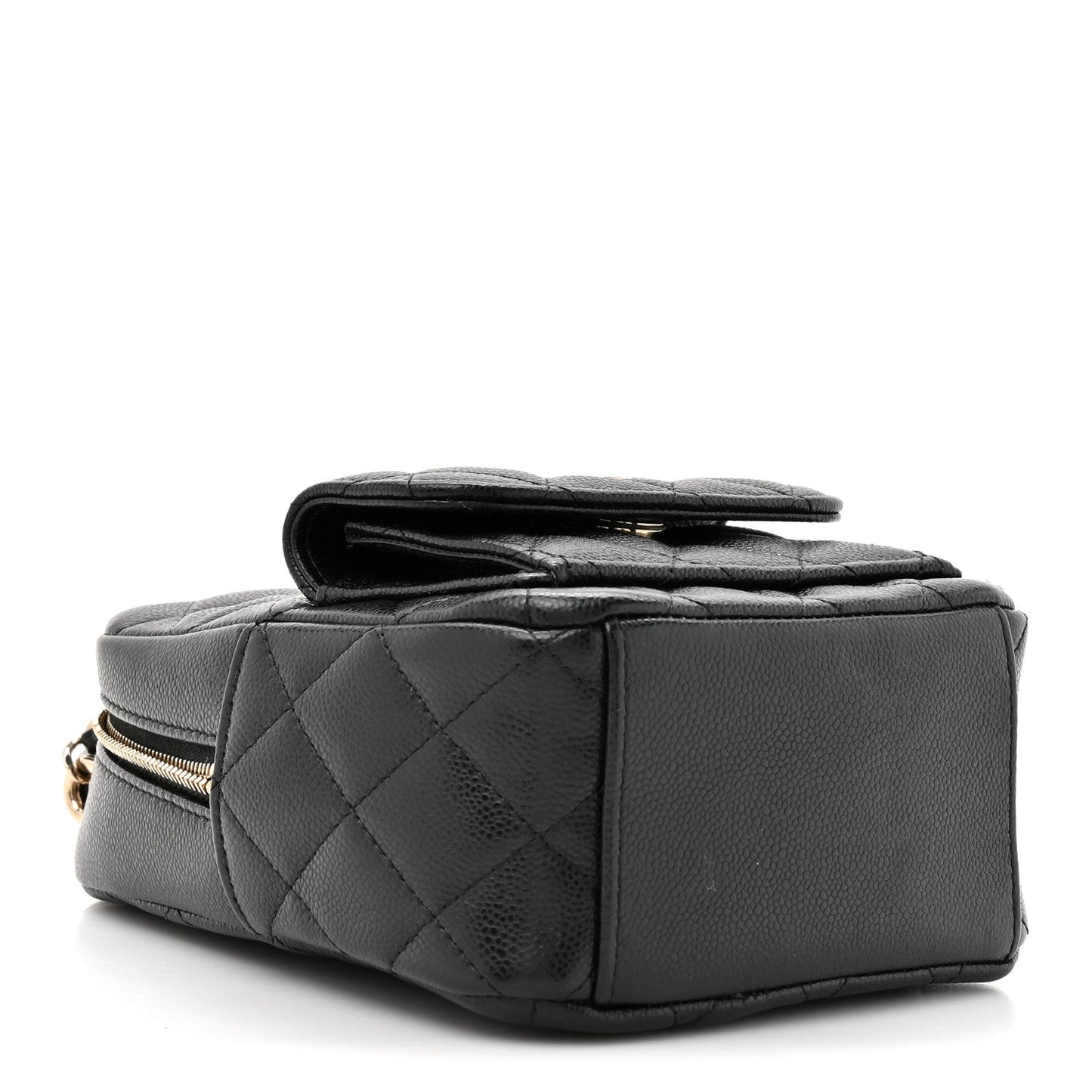 Caviar Quilted CC Mini Classic Backpack Black