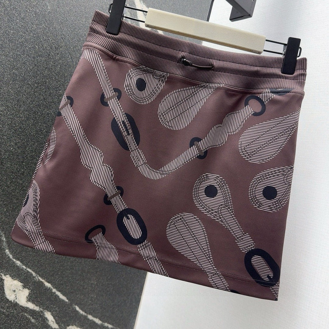 HERMES 25S SWEATSHIRT AND SKIRT SET 528320
