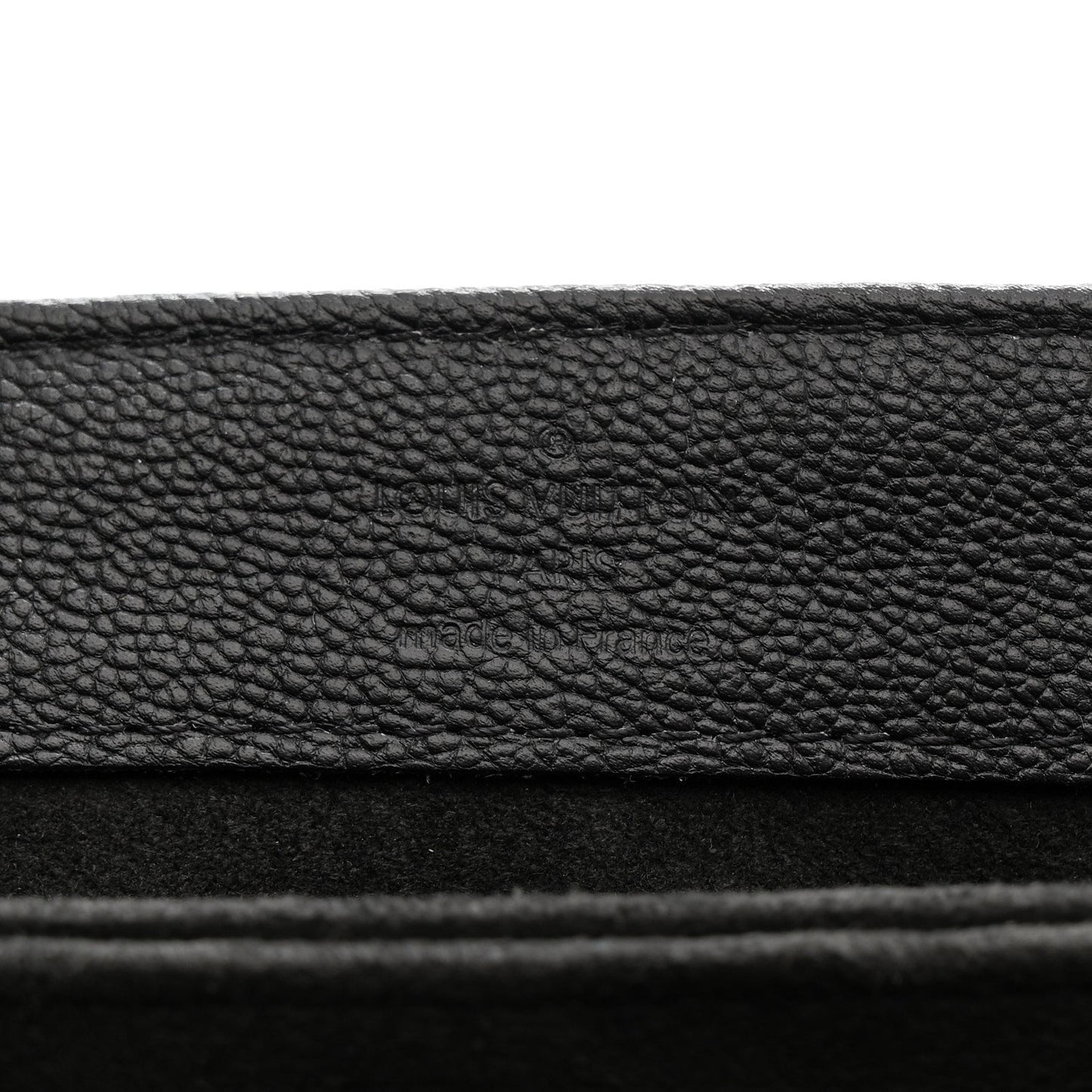 Monogram Cuir Plume Ecume Very Chain Bag Black