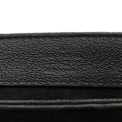 Monogram Cuir Plume Ecume Very Chain Bag Black