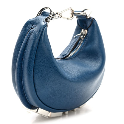 Vitello Grace Matte Nano Fendigraphy Hobo Charm Mirto