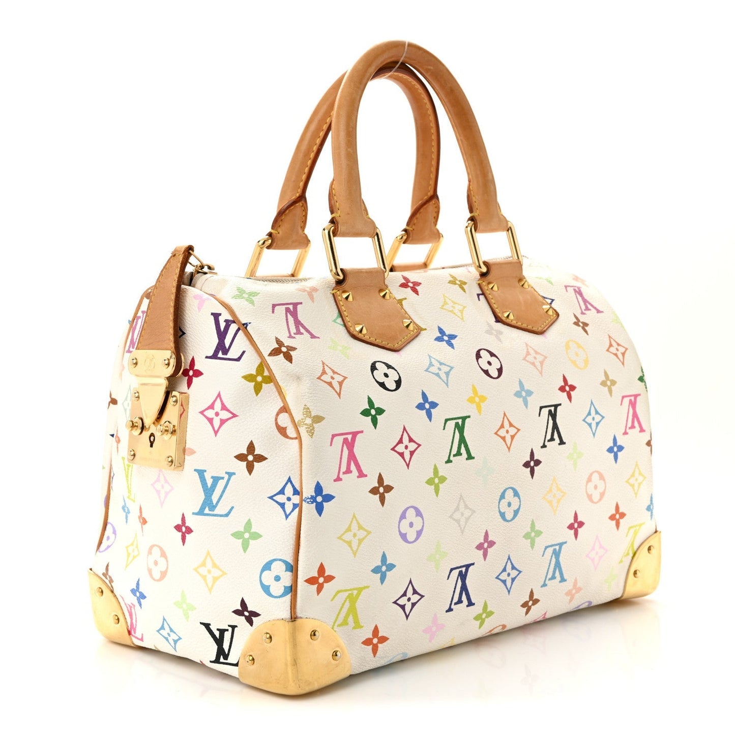 Monogram Multicolor Speedy 30 White