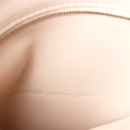 Natural Smooth Calfskin Small Rodeo Top Handle Handbag Almond