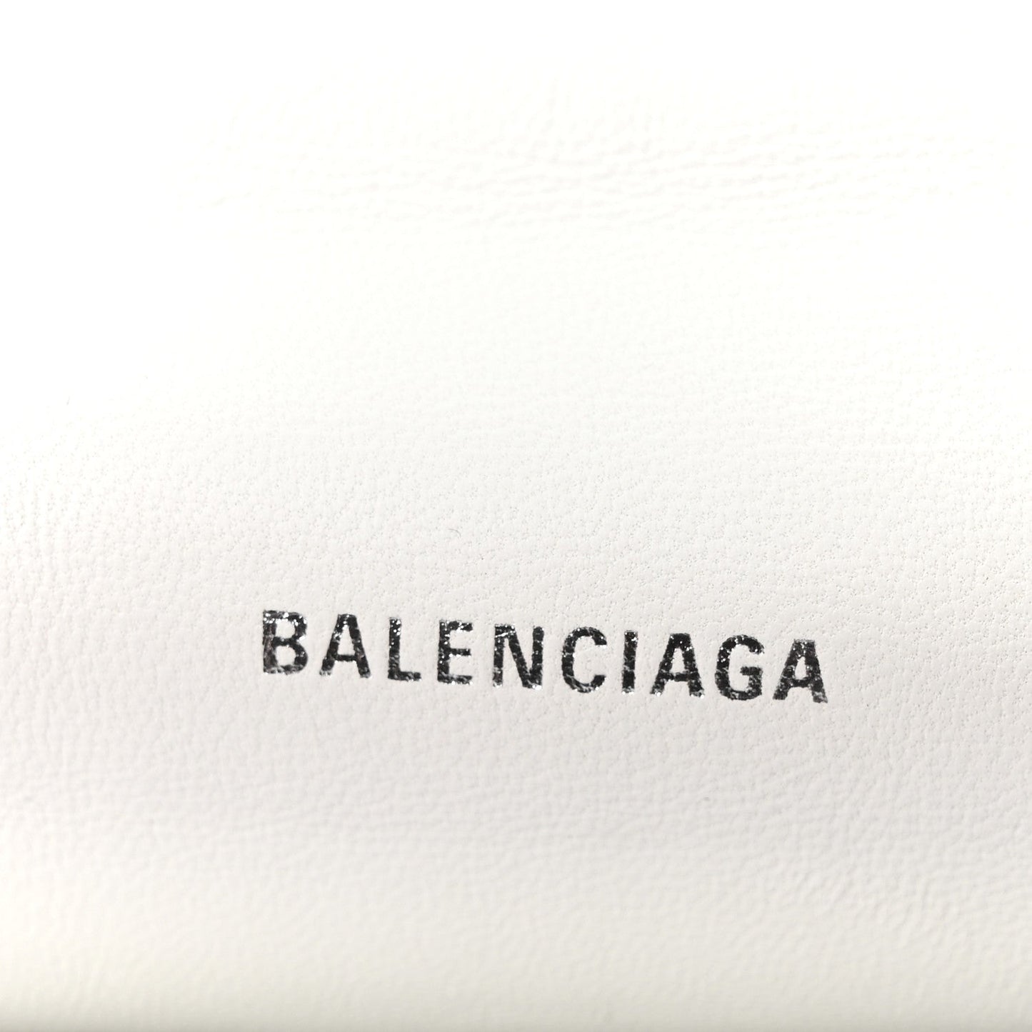 Crushed Calfskin Quilted Small Crush Chain Bag Optic White