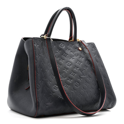 Empreinte Montaigne MM Marine Rouge