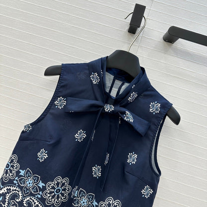 MIUMIU SLEEVELESS TOP AND SKIRT SET 264444
