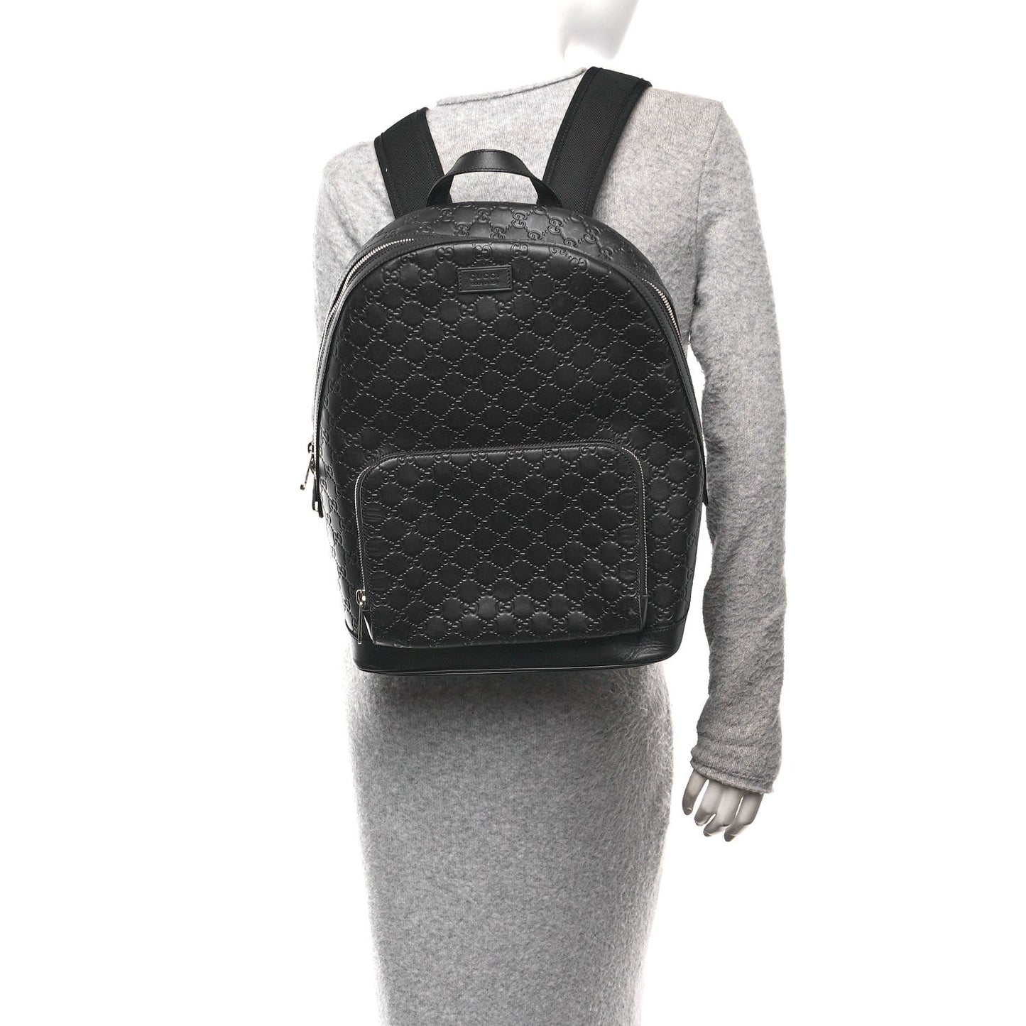 Guccissima Signature Day Backpack Blue