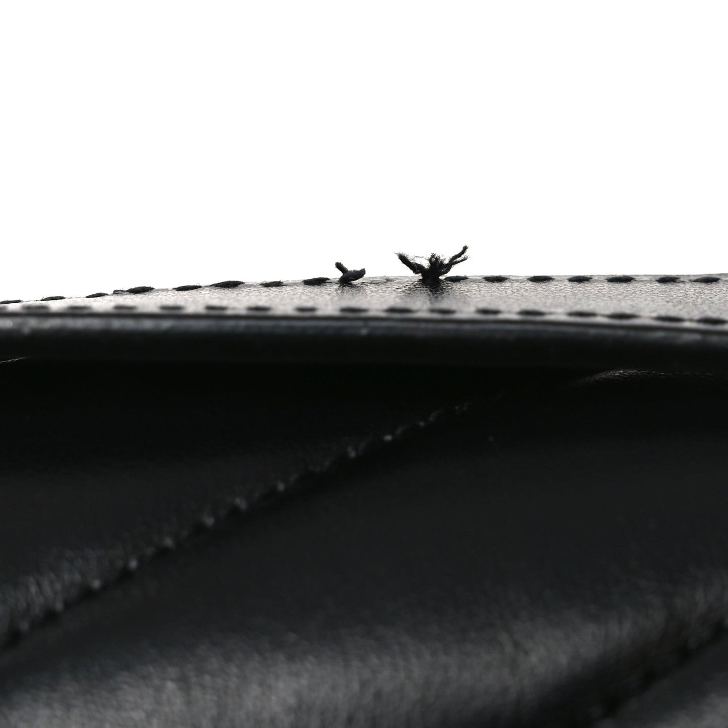 Calfskin Y Quilted Monogram Monochrome Medium Loulou Chain Satchel Black