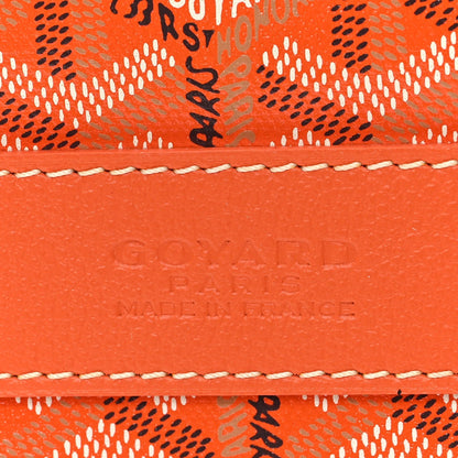 Goyardine Barrel 40 Sports Bag Orange