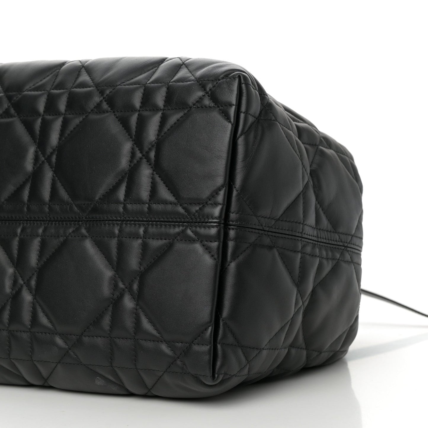 Calfskin Macrocannage Large Toujours Black