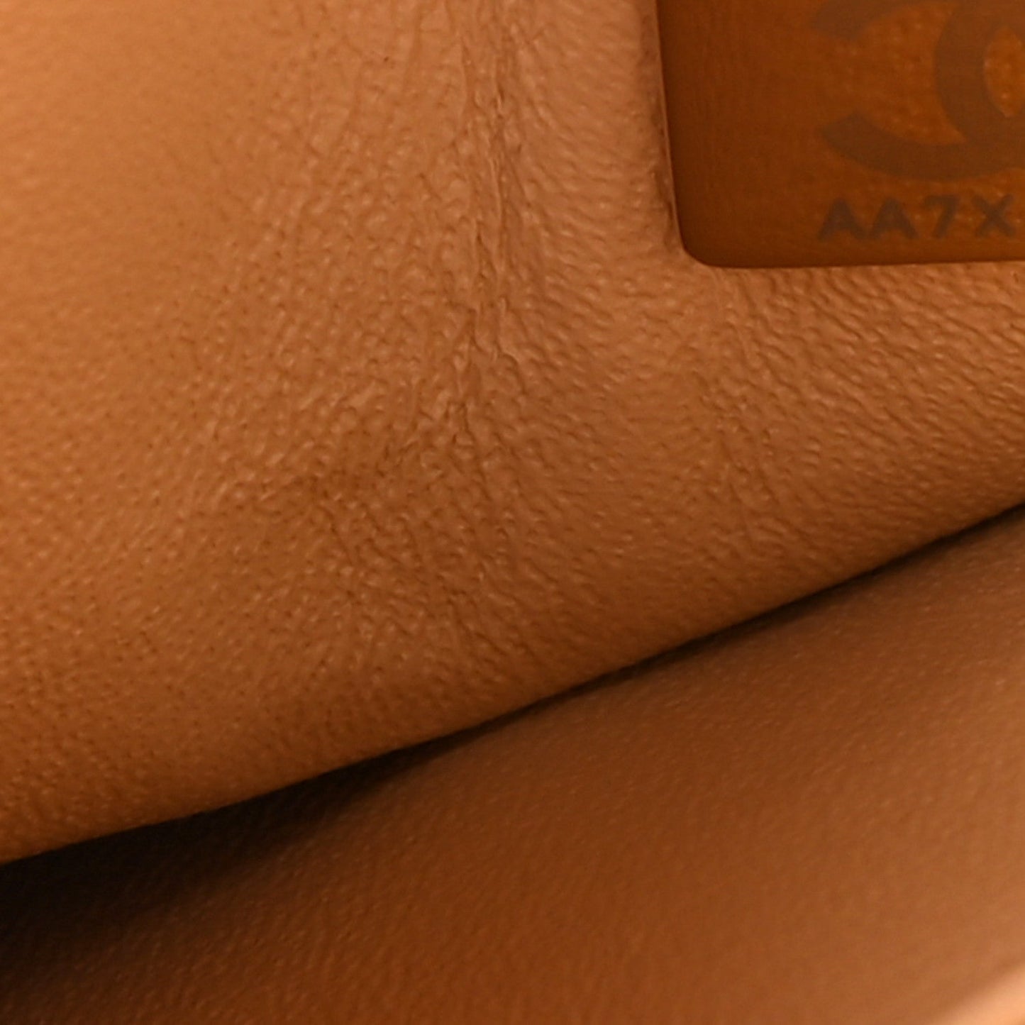 Caviar Quilted Small Double Flap Beige