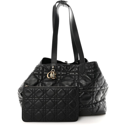 Calfskin Macrocannage Large Toujours Black