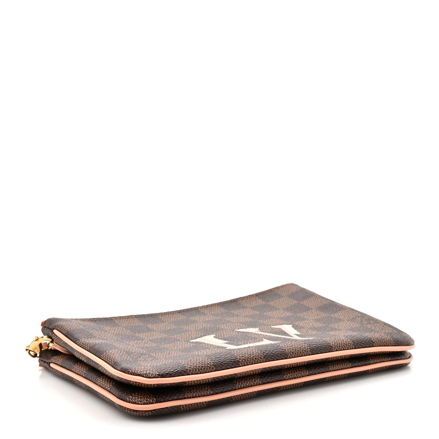 Damier Ebene Double Zip Pochette