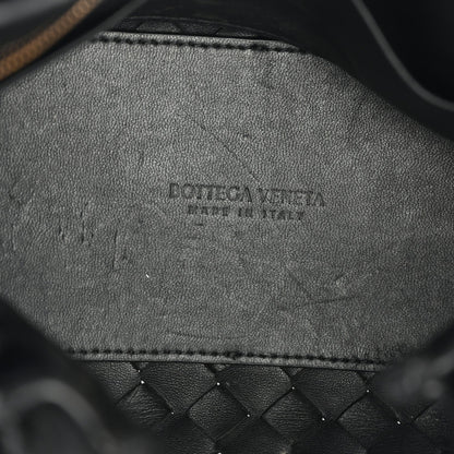 Nappa Intrecciato Small Andiamo Shoulder Bag Black