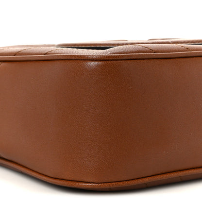 Sakai Be Green Calfskin Diagonal Stitched Small Blondie Shoulder Bag Cuir
