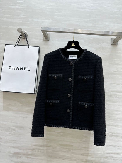 CC 26s Vintage Jacket Black Wool Tweed