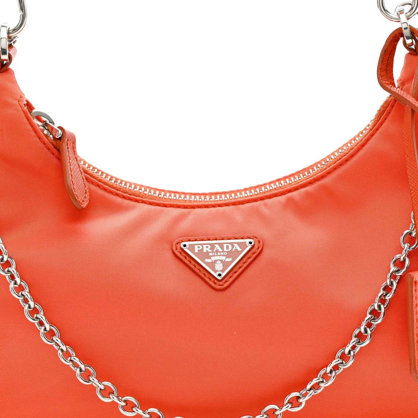 Re-Nylon Saffiano Re-Edition 2005 Shoulder Bag Arancio