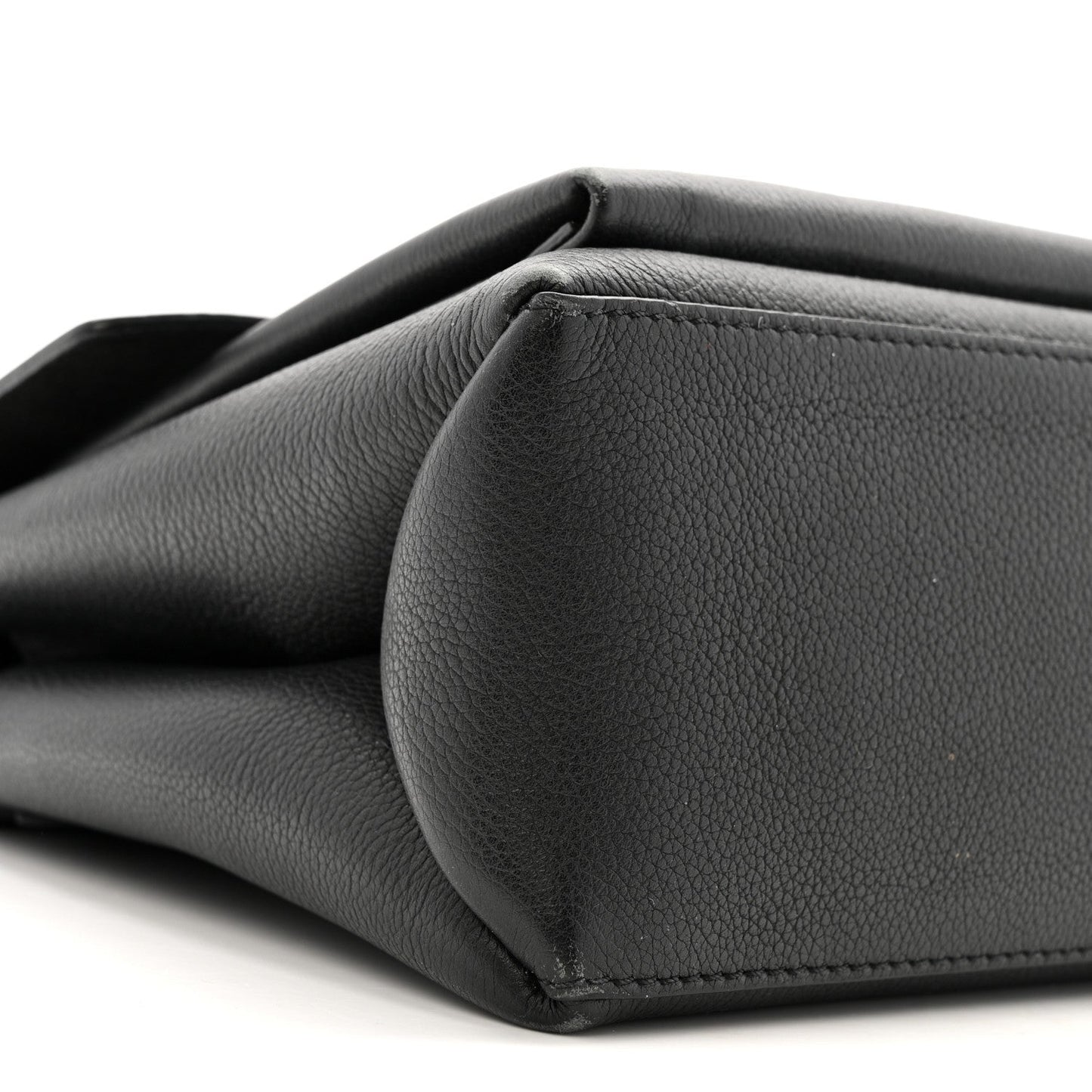 Soft Calfskin My Lockme Top Handle Black